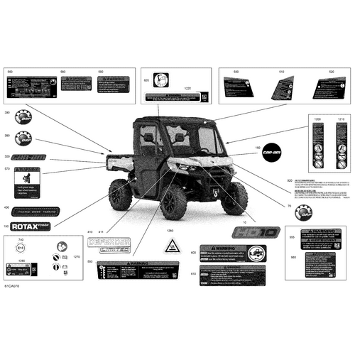 RH Logo "Defender Limited" by Can-Am