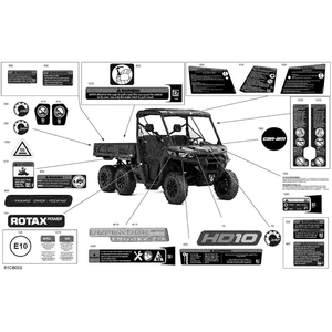 RH Logo LTD by Can-Am 704908931 OEM Hardware 704908931 Off Road Express Peach St