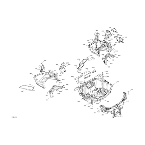 RH Rear Pannel by Can-Am