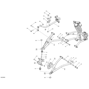 RH Upper Front Suspension Arm by Can-Am 706203330 OEM Hardware 706203330 Off Road Express