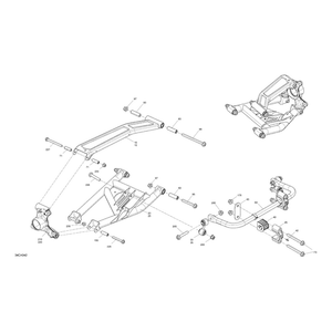 RH Upper Suspension Arm by Can-Am 706003714 OEM Hardware 706003714 Off Road Express Peach St