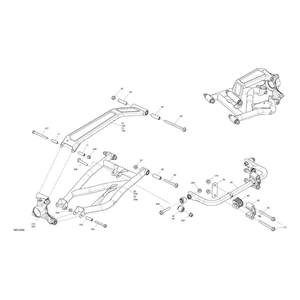 RH Upper Suspension Arm by Can-Am 706003716 OEM Hardware 706003716 Off Road Express Peach St