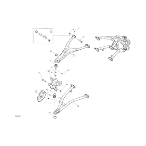 RH Upper Suspension Arm by Can-Am 706204078 OEM Hardware 706204078 Off Road Express Peach St