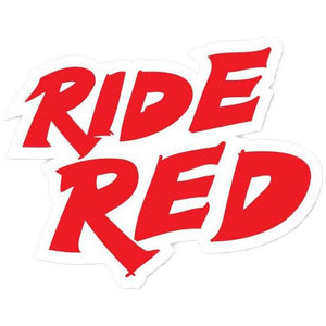 Ride Red Decal 24" By D'Cor 40-10-205 Brand Decal 862-10205 Western Powersports