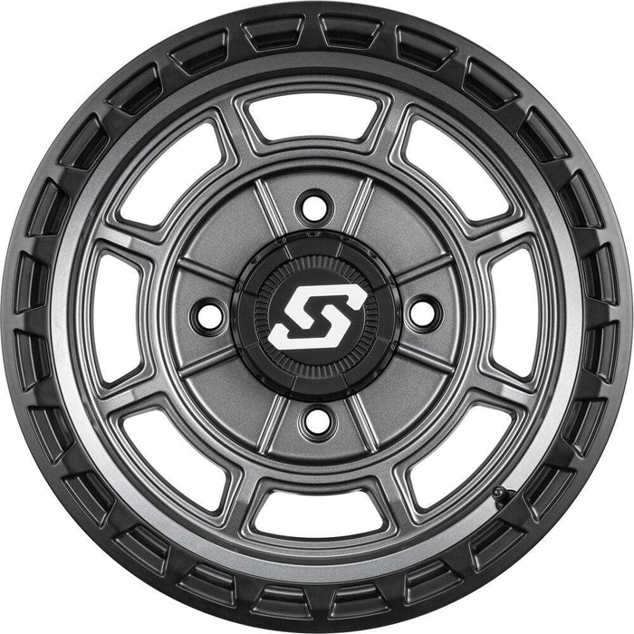 Rift Wheels Black 14 in. x 7 in. 5+2 +10 mm by Sedona