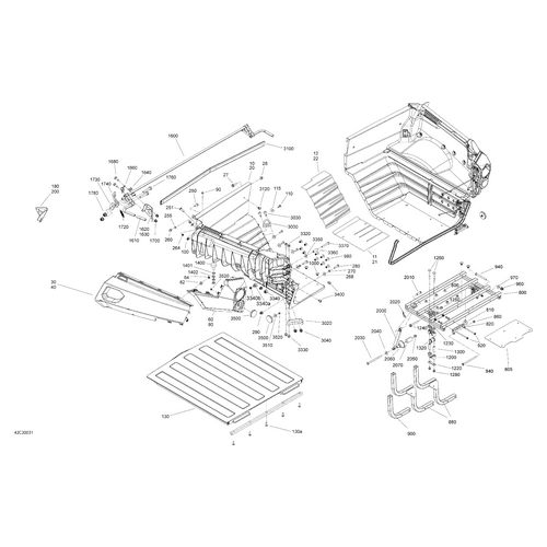 Right Box Kit by Can-Am