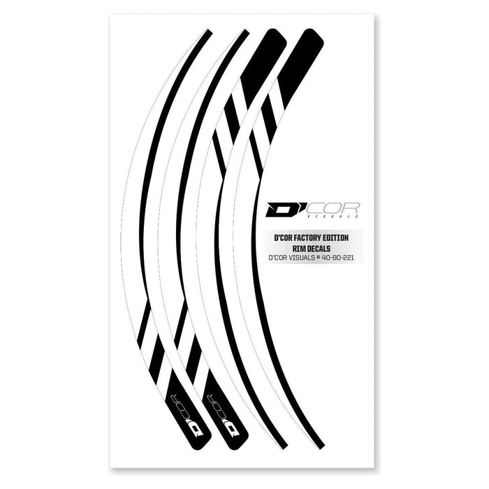 Rim Decals White 4 Pc Set White Rim Decals 4 Pc Set By D'Cor