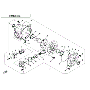 Ring And Pin Ion Set by CF Moto Q860-3300A0-00002 OEM Hardware Q860-3300A0-00002 Northstar Polaris