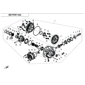 Ring And Pinion Set by CF Moto Q810-3100A0 OEM Hardware Q810-3100A0 Northstar Polaris