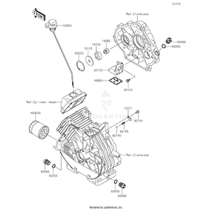 Ring-O,15.8X2.4 by Kawasaki 92055-0892 OEM Hardware 92055-0892 Off Road Express Peach St