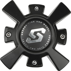 Riot Wheel Replacment Cap Black by Sedona CPS-A81-B Wheel Center Cap 570-0009 Western Powersports