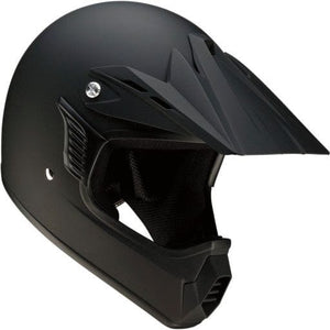 Rise Child Helmet Flat Black by Z1R Youth Helmet Parts Unlimited Drop Ship