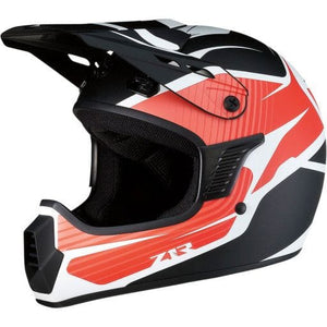 Rise Flame Child Helmet by Z1R 0111-1433 Youth Helmet 01111433 Parts Unlimited Drop Ship S/M / Red