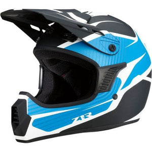 Rise Flame Child Helmet by Z1R 0111-1435 Youth Helmet 01111435 Parts Unlimited Drop Ship S/M / Blue