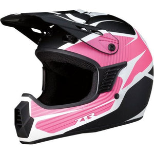 Rise Flame Child Helmet by Z1R 0111-1437 Youth Helmet 01111437 Parts Unlimited Drop Ship S/M / Pink