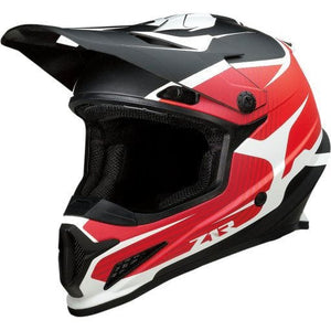 Rise Flame Helmet by Z1R 0110-7240 Off Road Helmet 01107240 Parts Unlimited Drop Ship XS / Black/Matte/Red/White