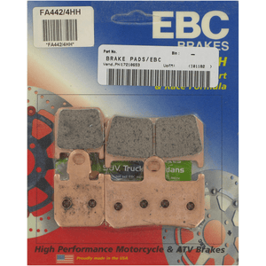 Rjl High-Performance Race Pads By Vesrah VD-248RJL Brake Pads 1721-0569 Parts Unlimited Drop Ship