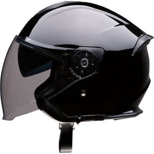 Road Maxx Helmet by Z1R 0104-2510 Open Face Helmet 01042510 Parts Unlimited Drop Ship S / Gloss Black