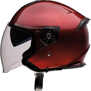 Road Maxx Helmet by Z1R 0104-2545 Open Face Helmet 01042545 Parts Unlimited Drop Ship S / Wine