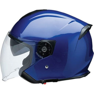 Road Maxx Helmet by Z1R 0104-2858 Open Face Helmet 01042858 Parts Unlimited Drop Ship S / Blue