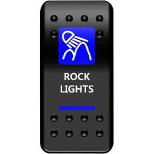 Rock Lights Rocker Switch Blue by Moose Utility RCK-PWR Rocker Switch 21060453 Parts Unlimited