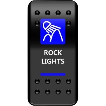 Rock Lights Rocker Switch Blue by Moose Utility