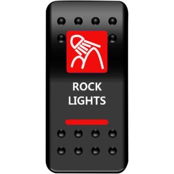 Rock Lights Rocker Switch Red by Moose Utility