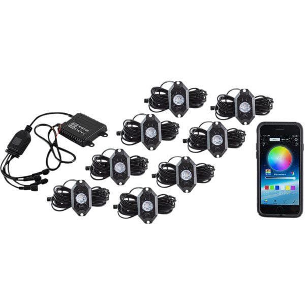 Rocklghts Kit Rgb 8Pod by Moose Utility