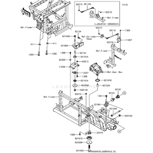 Rod-Assembly-Tie by Kawasaki 39110-0047 OEM Hardware 39110-0047 Off Road Express Peach St