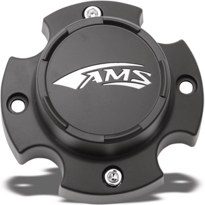 Roll'N 104 Center Cap - Matte Black  Wheel  by AMS 0223-0115 Wheel Center Cap 0223-0115 Parts Unlimited