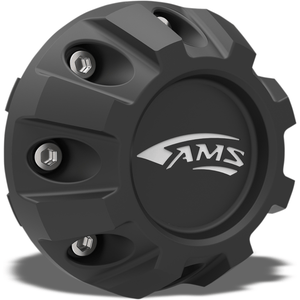 Roll'N 105/106 Center Cap -  Satin Black  Wheel  by AMS 0223-0180 Wheel Center Cap 0223-0180 Parts Unlimited