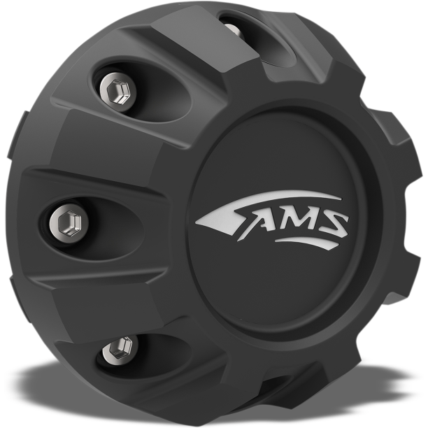 Roll'N 105/106 Center Cap -  Satin Black  Wheel  by AMS