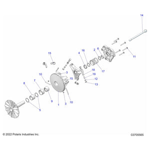 Roller And Bushing Assembly by Polaris 1321622 OEM Hardware P1321622 Off Road Express