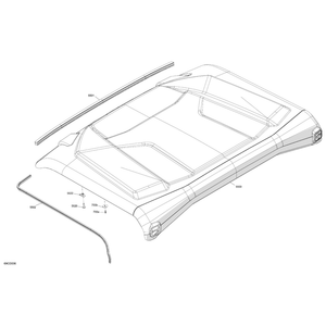 Roof Mounting Plate by Can-Am 705800840 OEM Hardware 705800840 Off Road Express