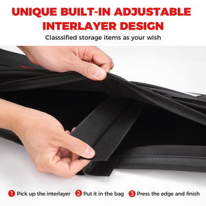 Roof Overhead Storage Bag for Polaris RZR XP 1000 / S 1000 by Kemimoto B0113-05701BK Roof Bag B0113-05701BK Kemimoto