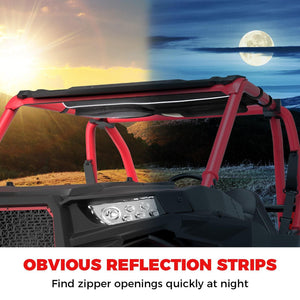 Roof Overhead Storage Bag for Polaris RZR XP 1000 / S 1000 by Kemimoto B0113-05701BK Roof Bag B0113-05701BK Kemimoto