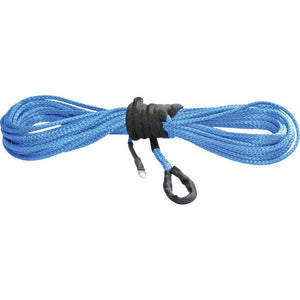 Rope Kit Blue 1/4"X50' 4000-4500 Wide by KFI SYN25-B50 Winch Synthetic Rope 30-0077 Western Powersports