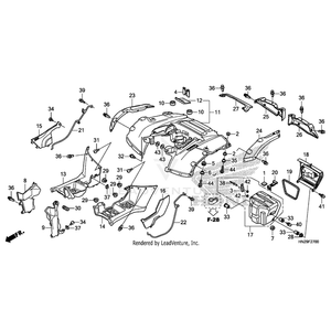 Rubber, Battery Mounting by Honda 80102-HP0-A00 OEM Hardware 80102-HP0-A00 Off Road Express Peach St