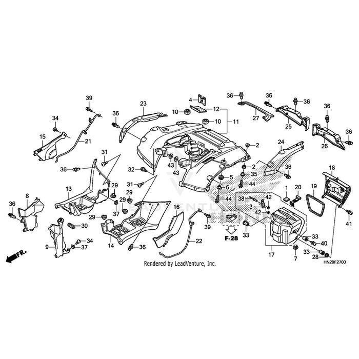 Rubber, Battery Mounting by Honda