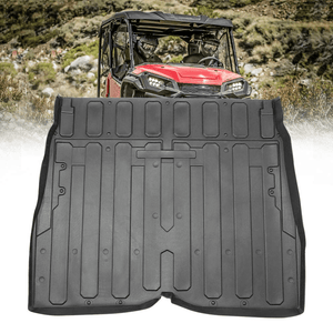 Rubber Bed Mat Liner Fit Pioneer 1000-5 2016-2023 by Kemimoto B0107-02401BK Bed Liner B0107-02401BK Kemimoto