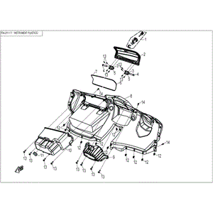 Rubber Seal 1 by CF Moto 7030-040222 OEM Hardware 7030-040222 Northstar Polaris