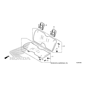 Rubber, Seat Setting by Honda 77204-312-000 OEM Hardware 77204-312-000 Off Road Express Peach St