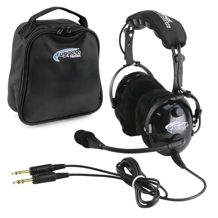 Rugged Air Ra900 General Aviation Instructor Pilot Headset With Ptt by Rugged Air