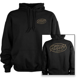 Rugged Radios Bolt Pullover Hoodie - Black by Rugged Radios Rugged Radios