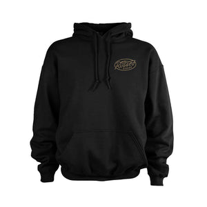 Rugged Radios Bolt Pullover Hoodie - Black by Rugged Radios HOODIE-BOLT-MD 01039374005737 Rugged Radios Medium