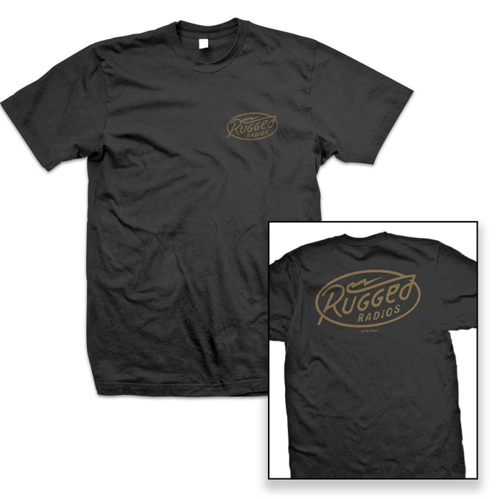 Rugged Radios Bolt T-Shirt - Black by Rugged Radios