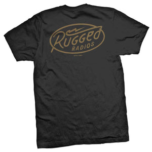 Rugged Radios Bolt T-Shirt - Black by Rugged Radios Rugged Radios