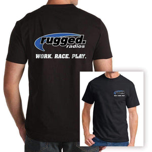 Rugged Radios Classic T-Shirt - Black by Rugged Radios MS4-BLACK-YM 01038799852769 Rugged Radios Youth Medium