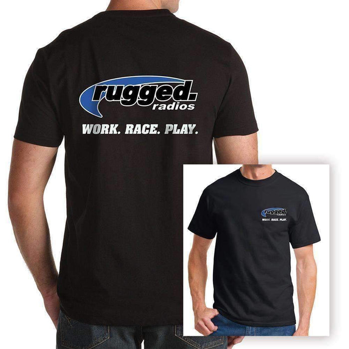 Rugged Radios Classic T-Shirt - Black by Rugged Radios