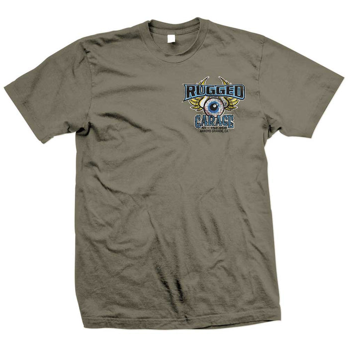 Rugged Radios Garage T-Shirt - Grey by Rugged Radios